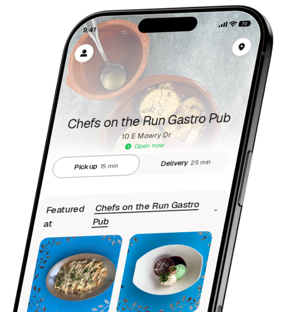 Chefs on the Run Gastro Pub app preview