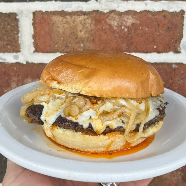 El Ron Burger Smashed.