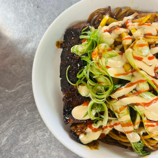 Mongolian Pork Belly Stir Fry.