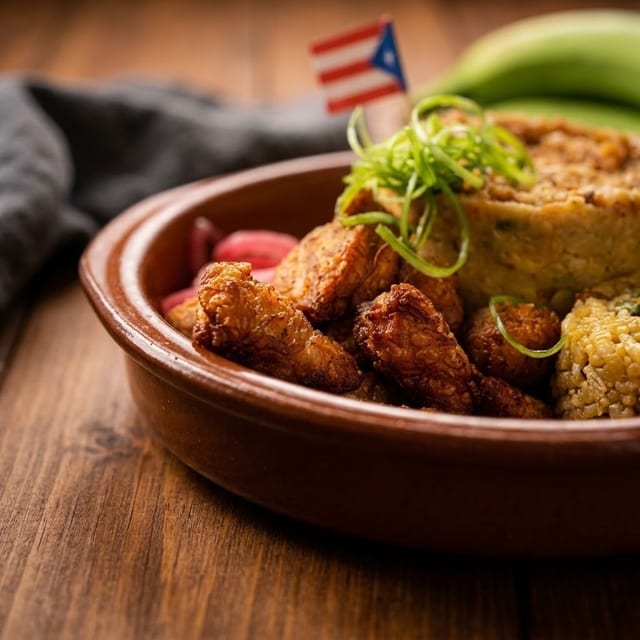 Fried Pork Mofongo.