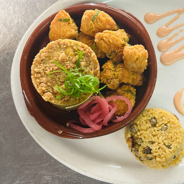 Habanero Chicken Mofongo.
