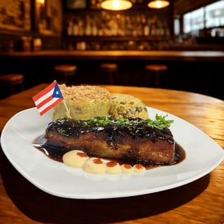 Pork Belly Chino Taino  Mofongo (NEW)